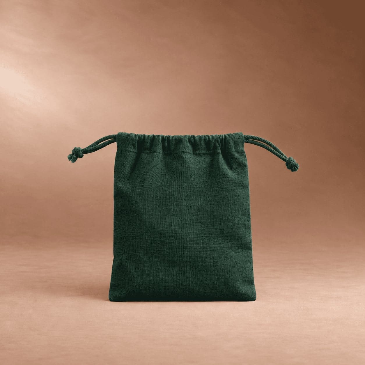 Pochon personnalisable 20 × 15 cm en coton bio teinté Pantone 280 g/m²